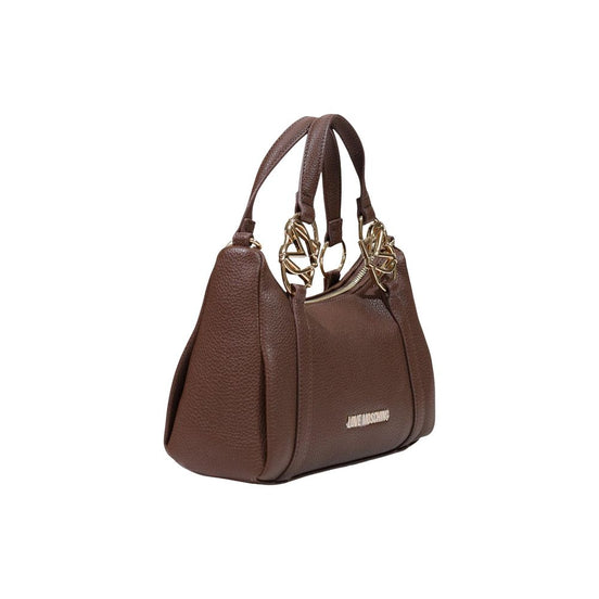 Love Moschino Brown Polyethylene Handbag