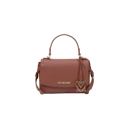 Love Moschino Brown Polyethylene Handbag