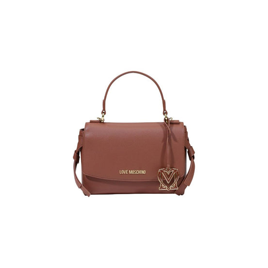Love Moschino Brown Polyethylene Handbag