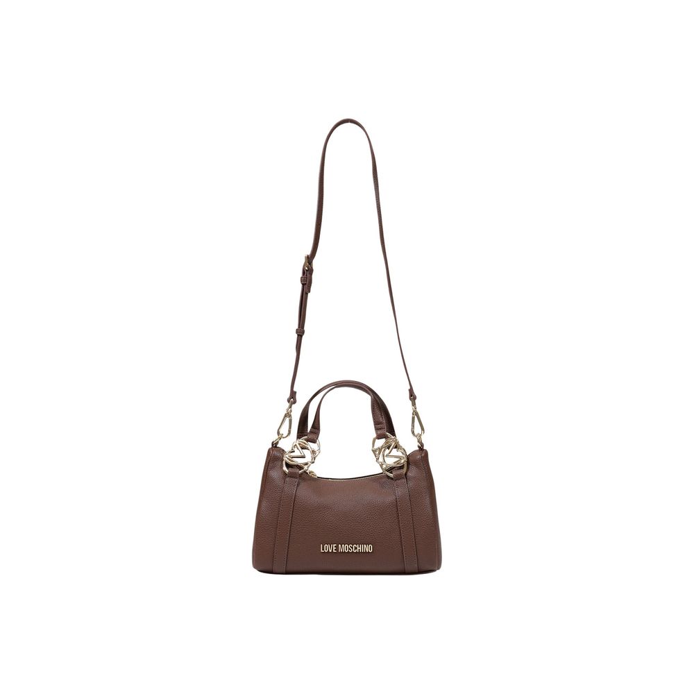 Love Moschino Brown Polyethylene Handbag