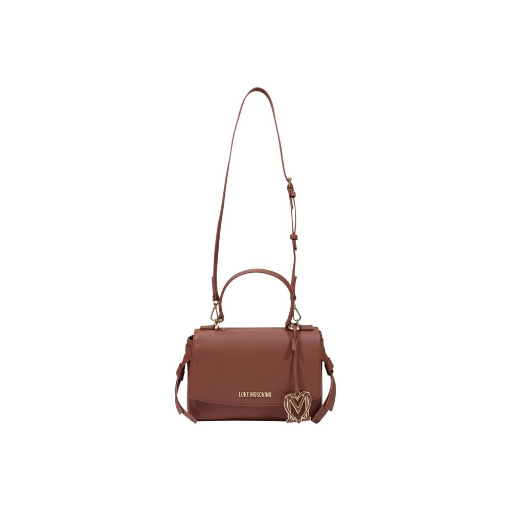 Love Moschino Brown Polyethylene Handbag