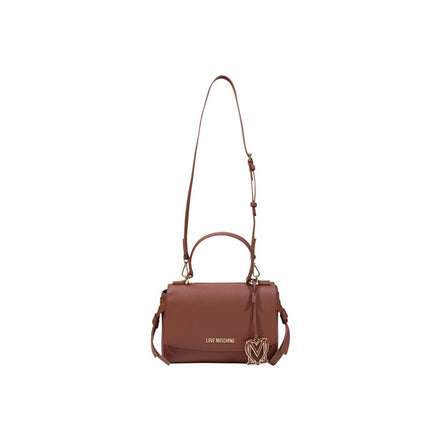 Love Moschino Brown Polyethylene Handbag