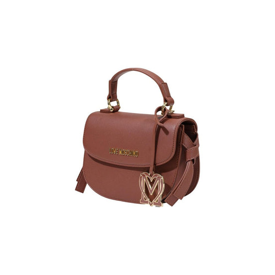 Love Moschino Brown Polyethylene Handbag