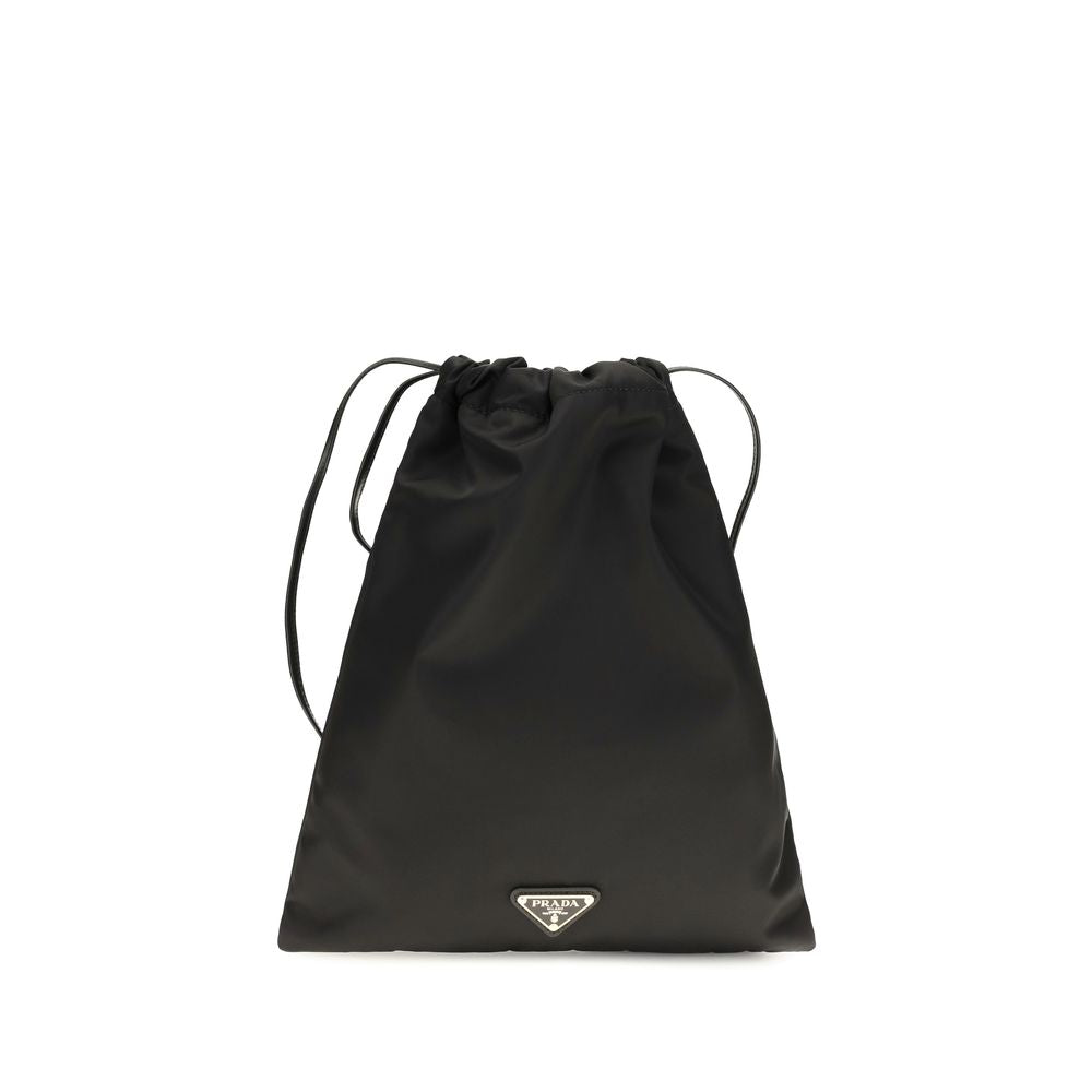 Prada Black Polyamide Clutch Bag