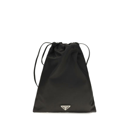 Prada Black Polyamide Clutch Bag