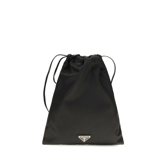 Prada Black Polyamide Clutch Bag
