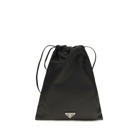 Prada Black Polyamide Clutch Bag