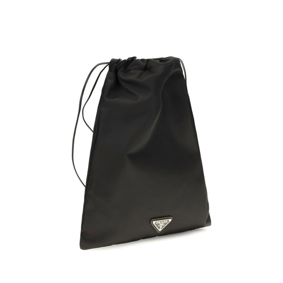 Prada Black Polyamide Clutch Bag
