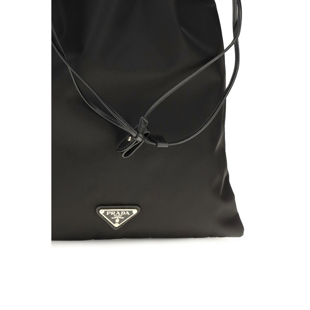 Prada Black Polyamide Clutch Bag