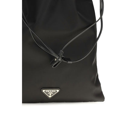 Prada Black Polyamide Clutch Bag