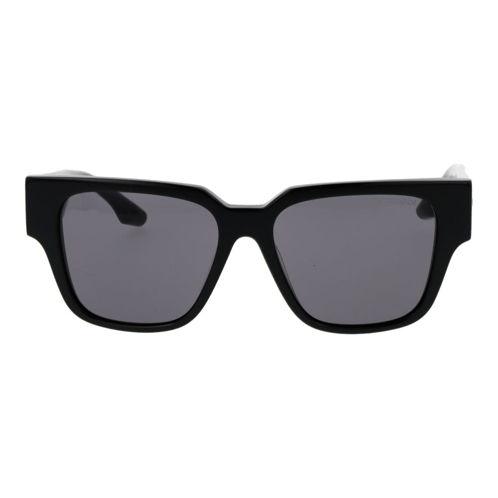 Γυαλιά ηλίου Trussardi μαύρα από οξικό