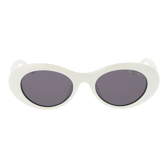 Trussardi White Acetate Sunglasses