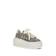 Πολύχρωμα πάνινα sneakers με πλατφόρμα Casadei