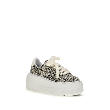Πολύχρωμα πάνινα sneakers με πλατφόρμα Casadei