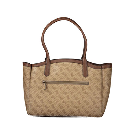 Guess Jeans Beige Polyurethane Womens Bag