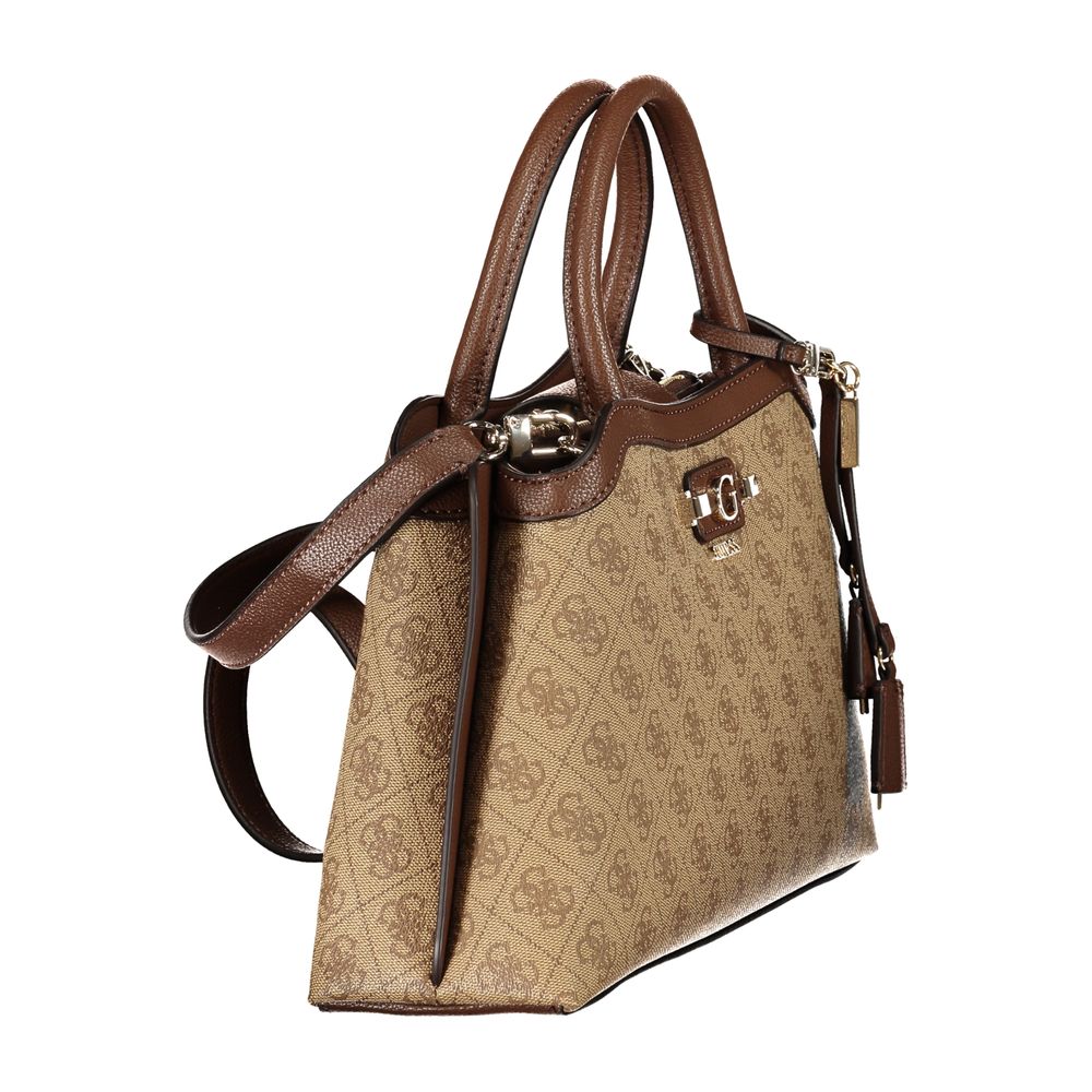 Guess Jeans Beige Polyurethane Women's Bag