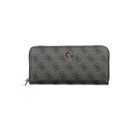 Guess Jeans Black Polyurethane Womens Wallet