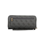 Guess Jeans Black Polyurethane Womens Wallet