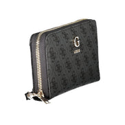 Guess Jeans Black Polyurethane Womens Wallet