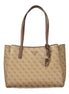 Guess Jeans Beige Polyurethane Women's Bag