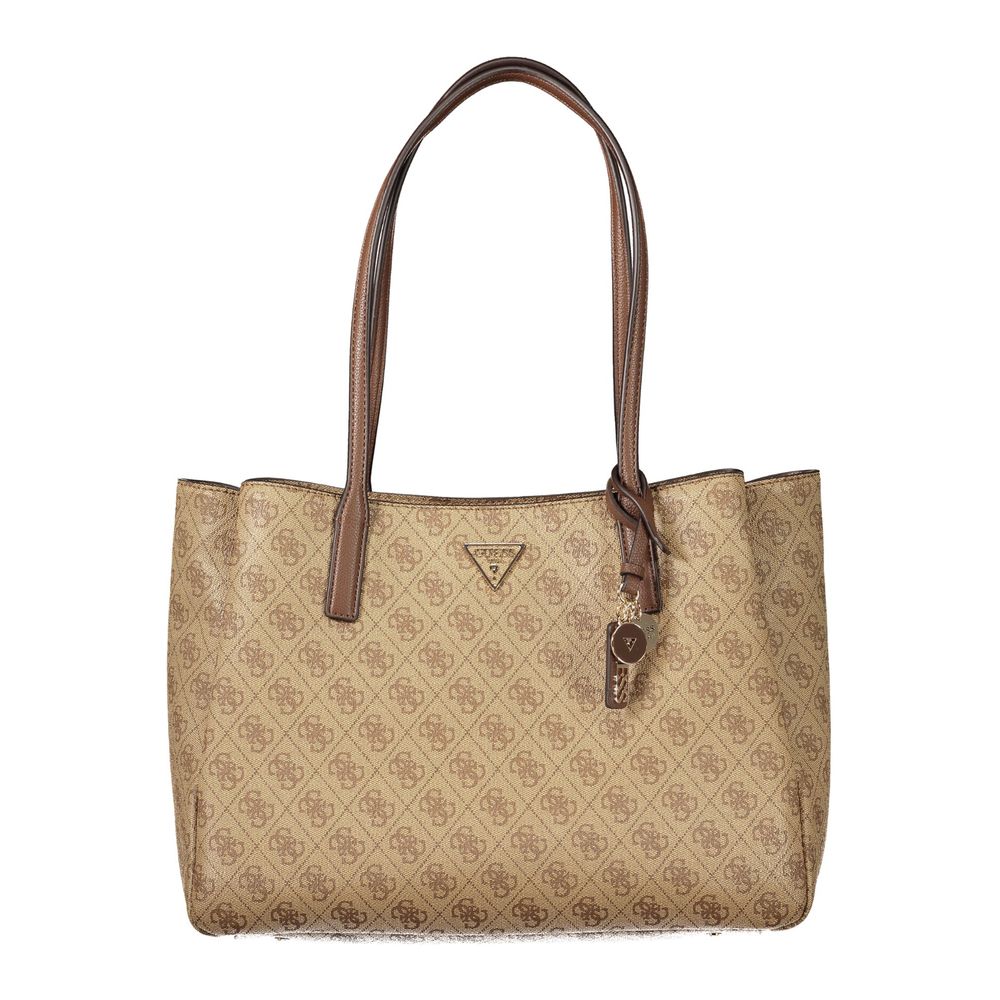 Guess Jeans Beige Polyurethane Women's Bag