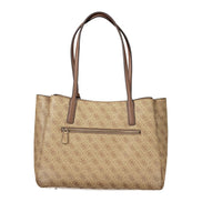 Guess Jeans Beige Polyurethane Women's Bag