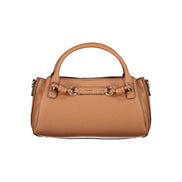 Guess Jeans Brown Polyurethane Women's Bag with Adjustable Strap