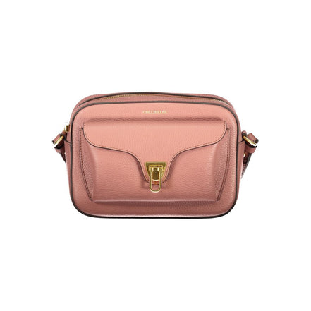 Coccinelle Pink Leather Women's Bag