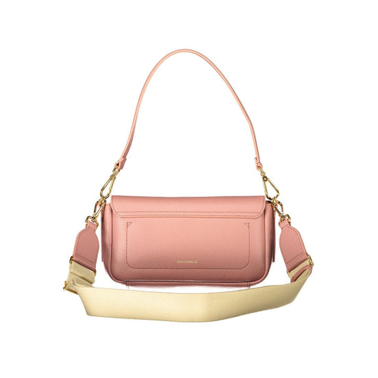 Coccinelle Pink Leather Handbag