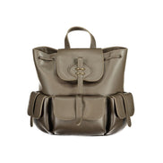 Coccinelle Brown Leather Backpack