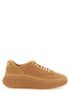 Chloé Beige Polyester Platform Sneakers