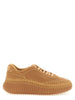 Chloé Beige Polyester Platform Sneakers