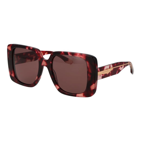 Trussardi Burgundy Acetate Sunglasses