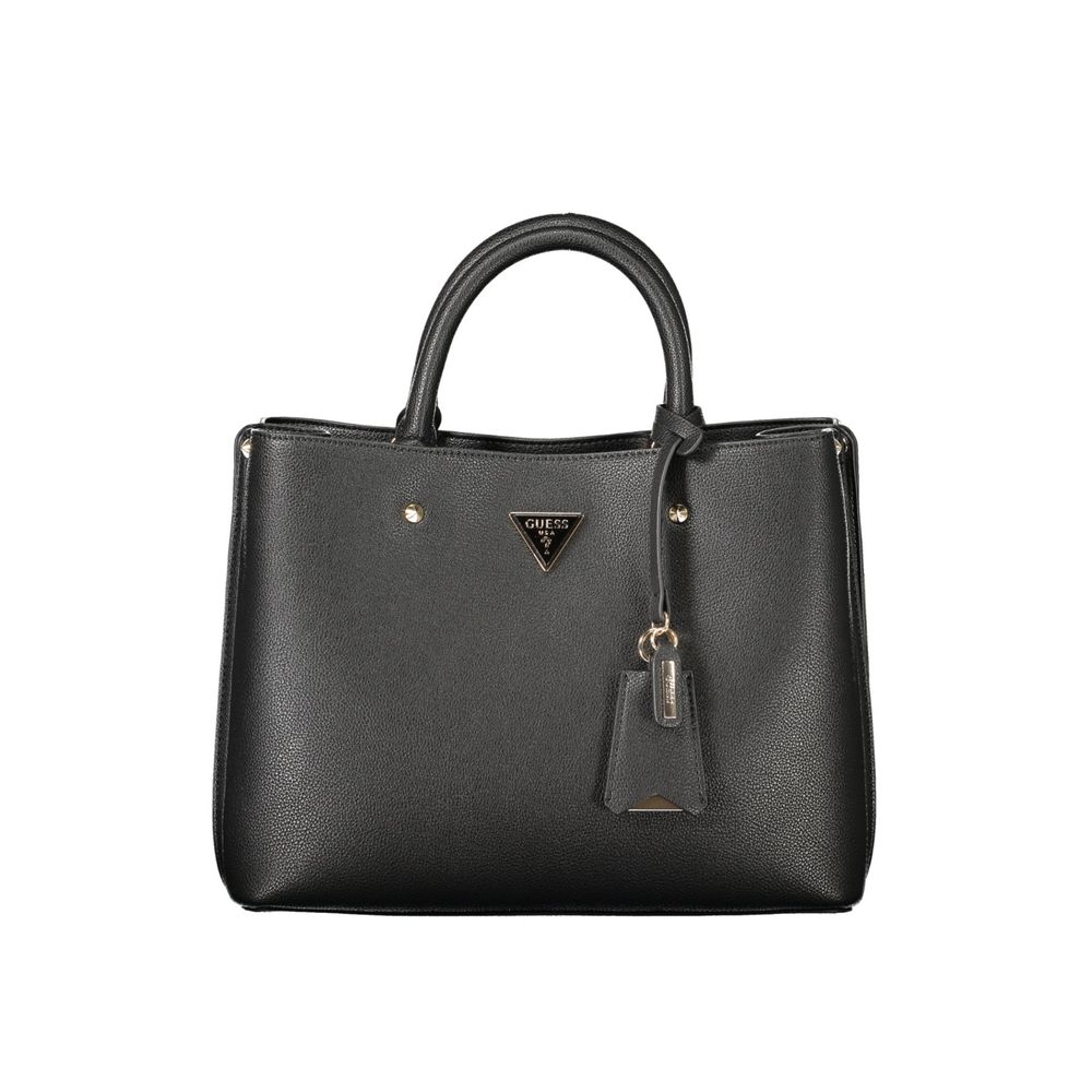 Guess Jeans "Black Polyurethane Womens Bag"