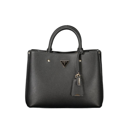 Guess Jeans "Black Polyurethane Womens Bag"