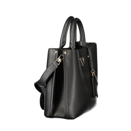 Guess Jeans "Black Polyurethane Womens Bag"