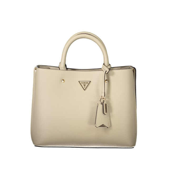Guess Jeans Beige Polyurethane Women Bag