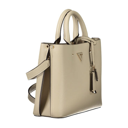 Guess Jeans Beige Polyurethane Women Bag