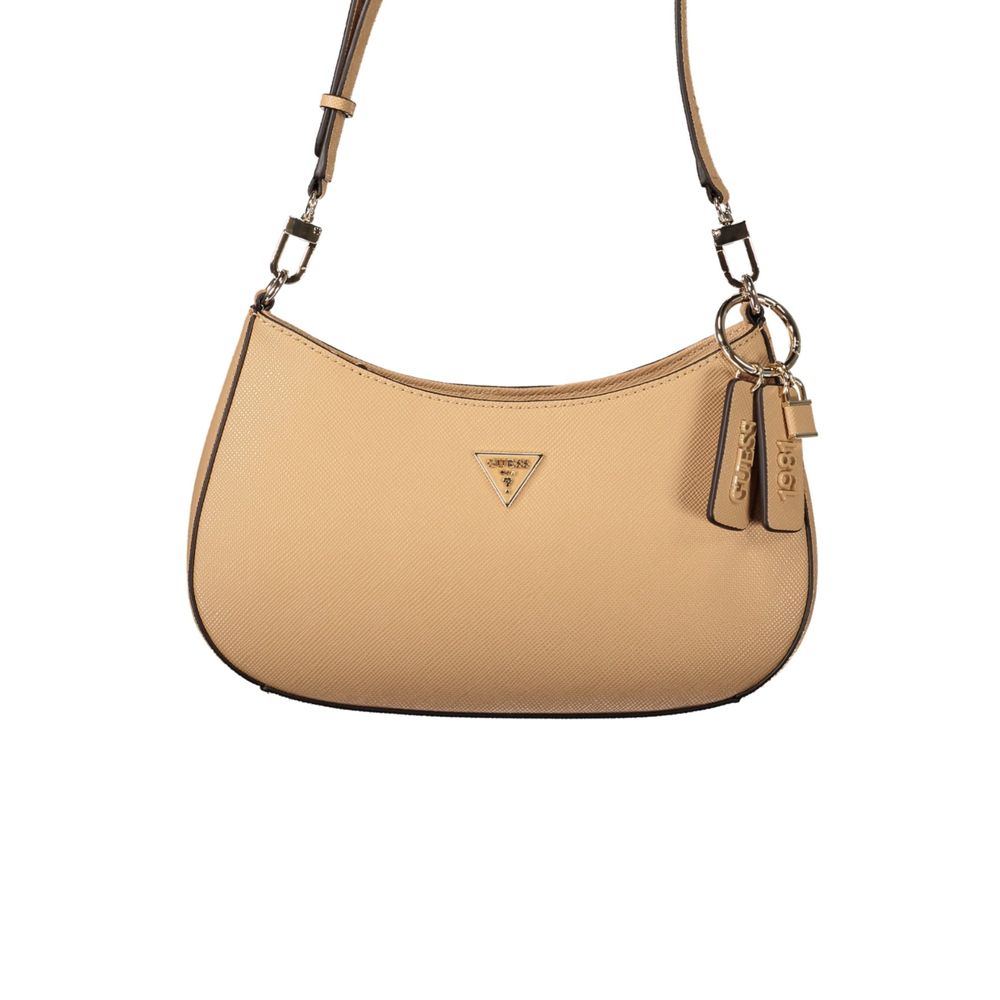 Guess Jeans Beige Polyurethane Women's Bag