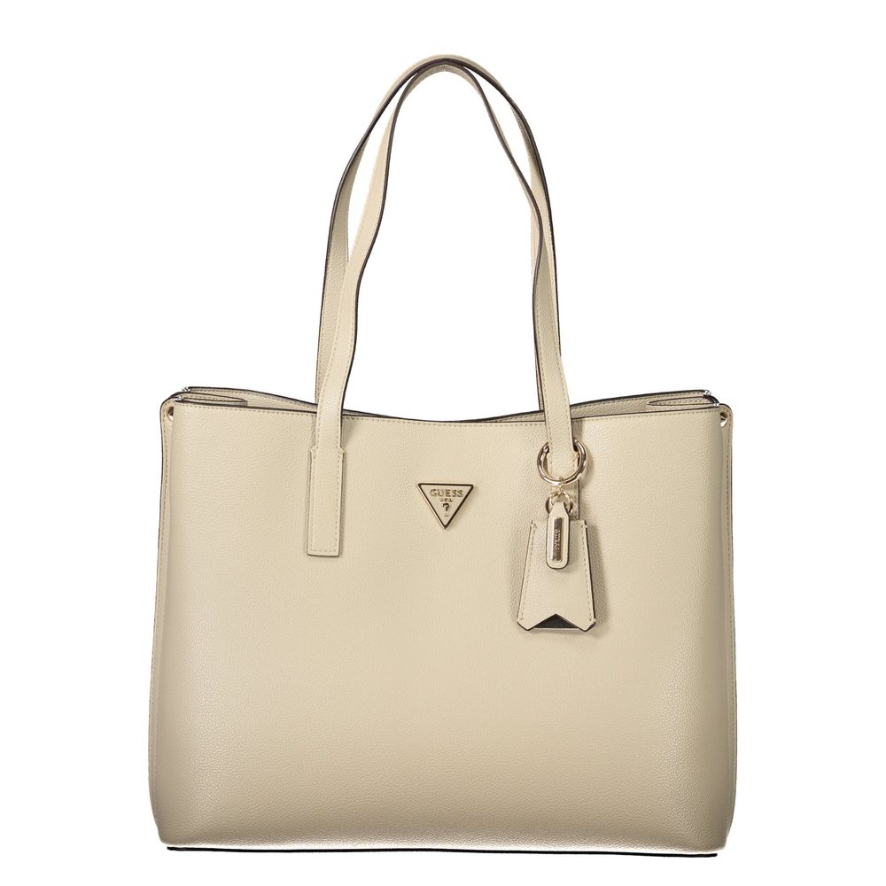 Guess Jeans Beige Polyurethane Women's Bag
