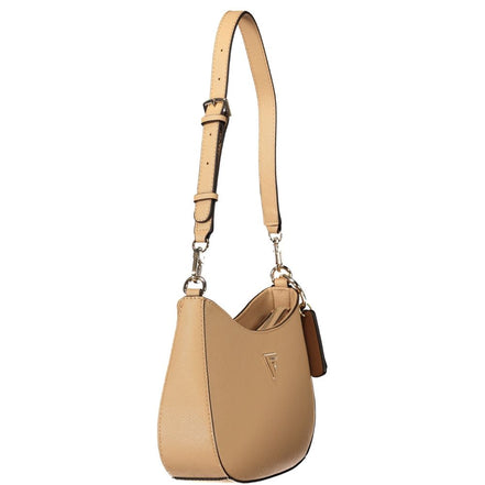 Guess Jeans Beige Polyurethane Women's Bag
