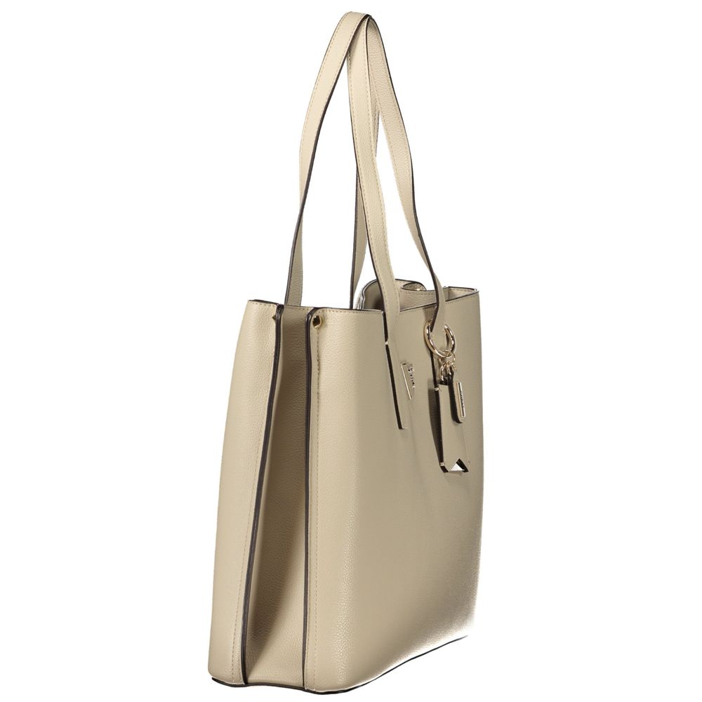 Guess Jeans Beige Polyurethane Women's Bag