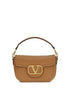 Valentino Garavani Beige Calf Leather Bos Taurus Shoulder Bag