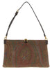 Etro Brown Pvc Clutch Bag