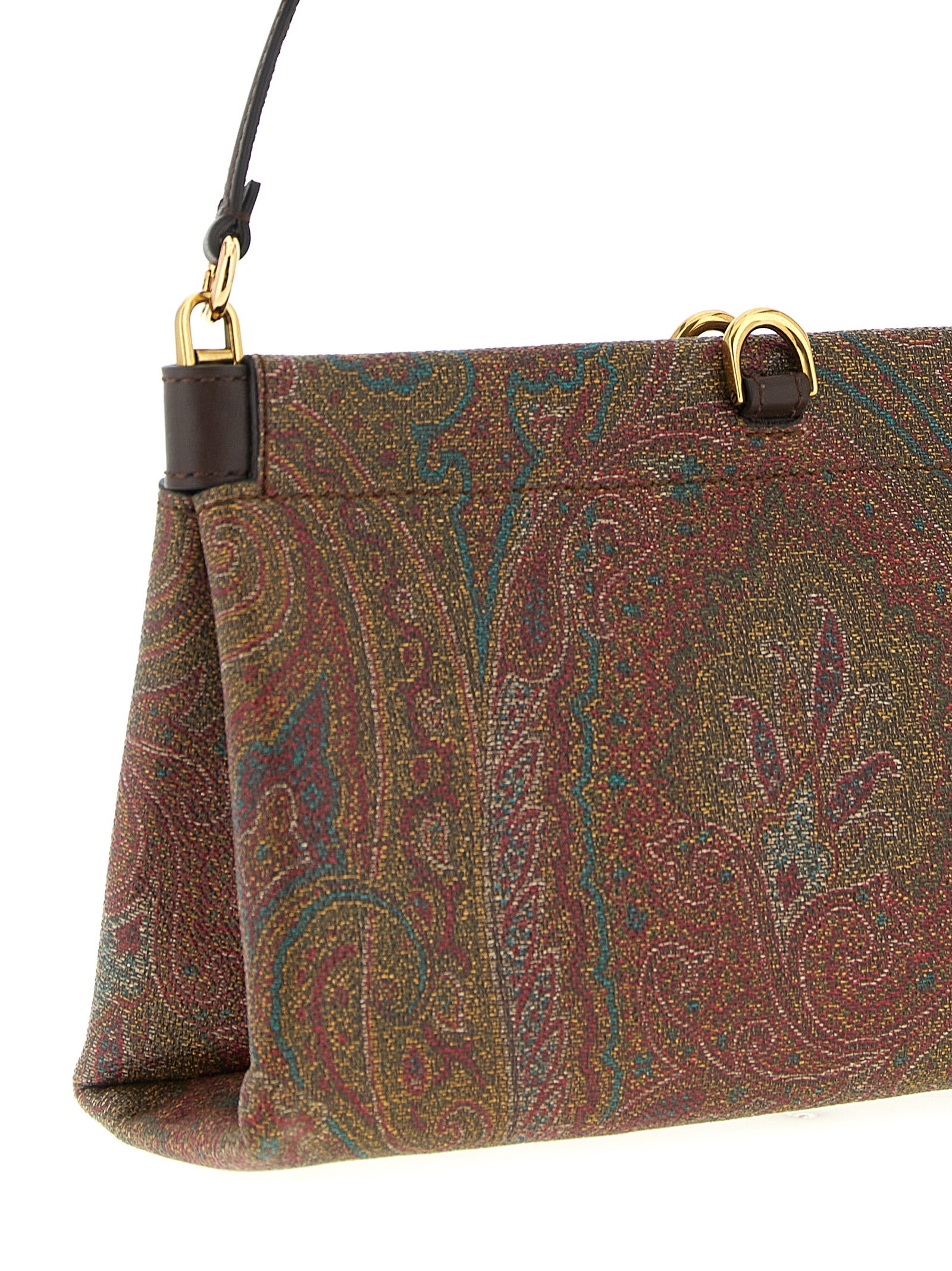 Etro Brown Pvc Clutch Bag
