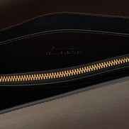 PINKO Brown Calfskin Crossbody Bag