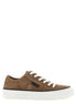 Brunello Cucinelli Brown Leather Low Top Sneakers