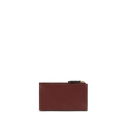 PINKO Bordeaux Calf Leather Bos Taurus Wallet