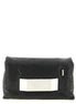 Rick Owens Black Lamb Leather Clutch Bag