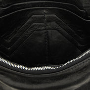 Rick Owens Black Lamb Leather Clutch Bag
